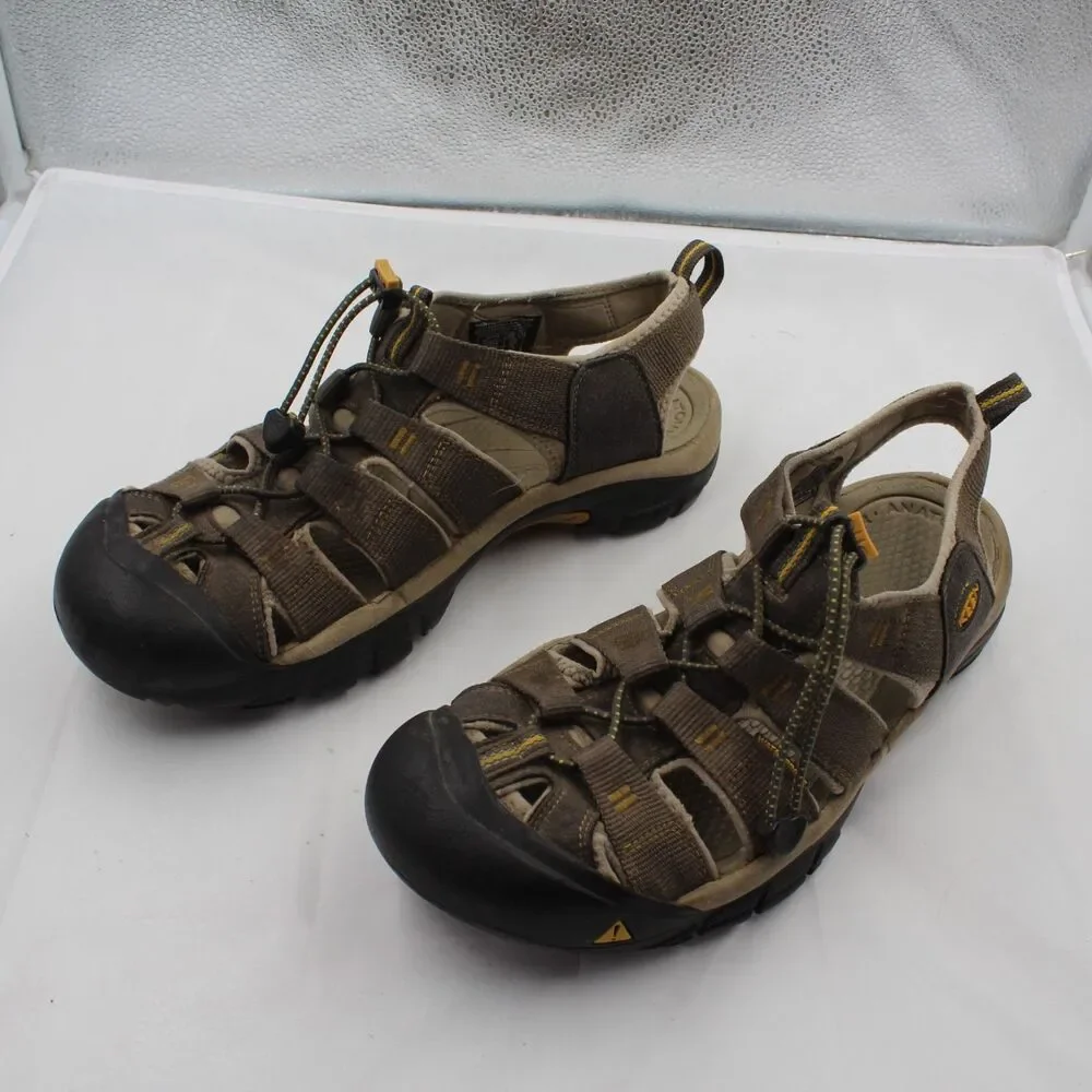 Keen Newport H2 Sandals Waterproof Black And Tan Men's Size 12